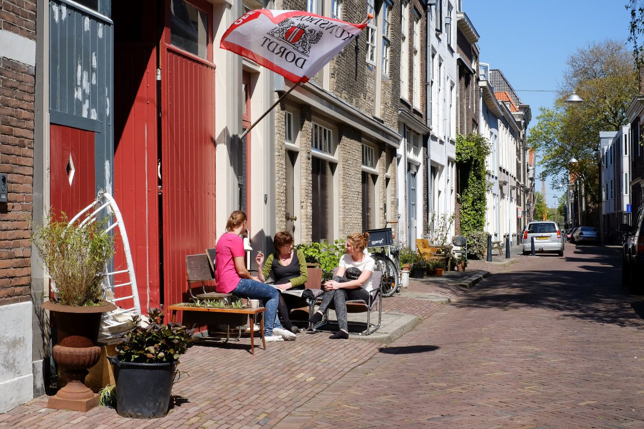 Dordrecht - stadsbeeld - Kunstrondje Dordt - Hoge Nieuwstraat