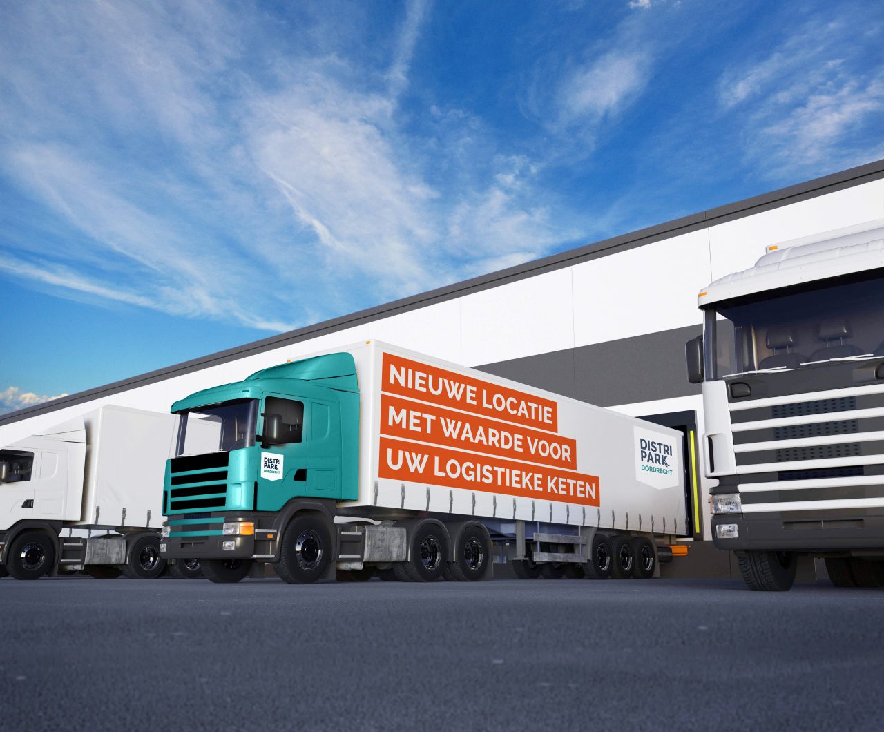 Economie - DistriPark Dordrecht - Transport - Vrachtwagen