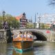 Historische havens - Dordrecht - Nieuwe Haven - Kuipershaven - Imbarcazione Barone - rondvaart - Dok Straatman - Pakhuis Stokholm - Roobrug - water - boot - varen