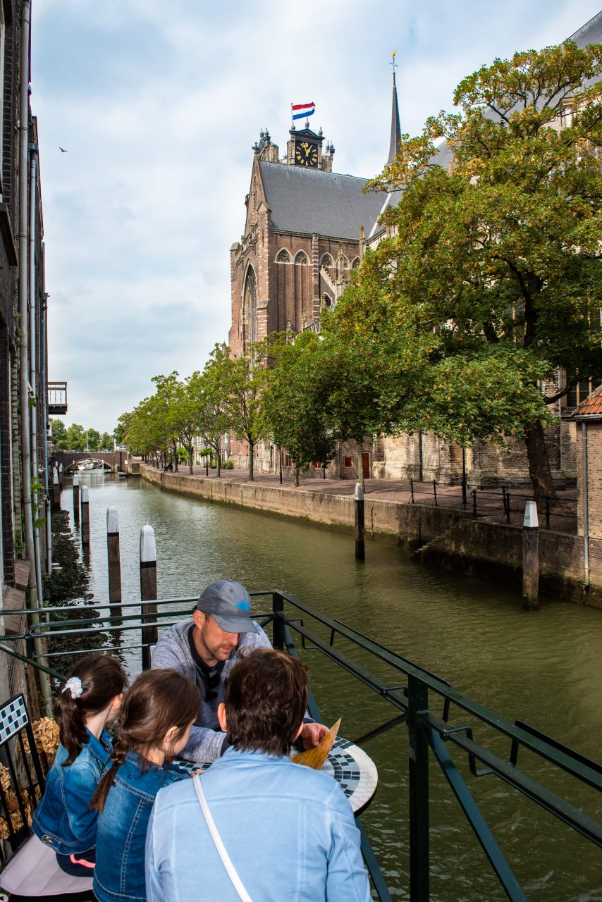 Historische havens - Dordrecht - Pottenkade - Voorstraathaven - Grote Kerk