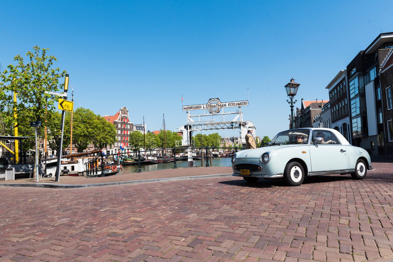 Historische havens - Dordrecht - Roobrug - auto - Kuipershaven - Dok Straatman - Pakhuis Stokholm